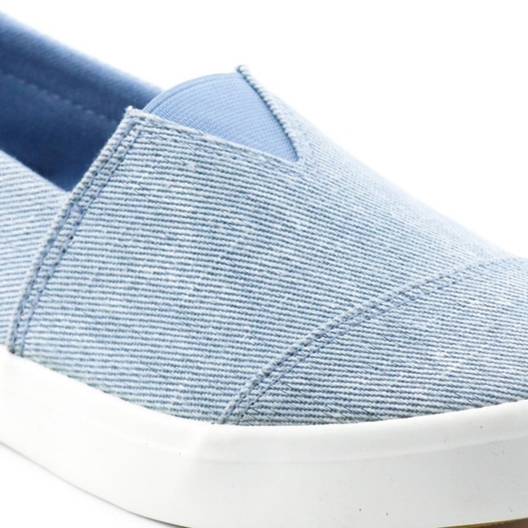 Nature Breeze Shoes - 1 Left Nature Blue Textured Slip On Sneaker 9.5